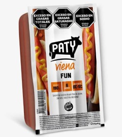 SALCHICHAS PATY VIENA CORTA X 6U SOLAS SIN GLUTEN