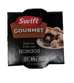 PATÉ DE FOIE GOURMET CON HONGOS SWIFT 85 GRS (oferta lanzamiento)