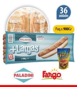 PANCHO LARGO PALADINI X 36U C/PAN FARGO + 1 ADEREZO