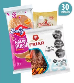 30 MEDALLONES FRIAR 69GR + PANES DON YEYO + 1 ADEREZO A ELECCION