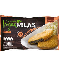 VeganMilas Sabor Carne x 2 Unidades - Naturalrroz - Sin Tacc