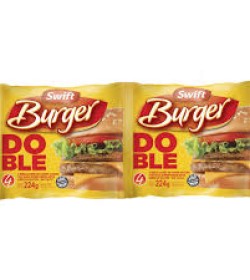 MEDALLON PREMIUM SWIFT DOBLE BURGER 57Grs. X 40 + PAN FARGO + ADEREZO