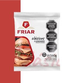40 MEDALLONES FRIAR 80GR. + PANES FARGO + ADEREZOS A ELECCION