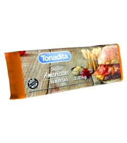 QUESO CHEDDAR LA TONADITA X 168 FETAS x 2,32Kg