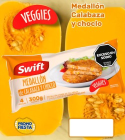 Medallones de calabaza y choclo Swift