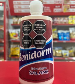 SALSA BENIDORM 500ML SABOR SALAME