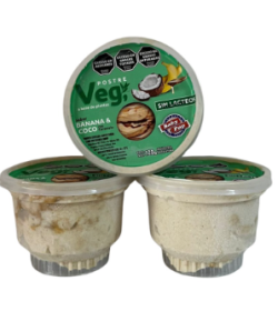 HELADO BANANA Y COCO BABY POP 120g (VEGANO Y SIN TACC)