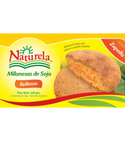 Milanesa de soja rellena Zapallo (4 unidades)