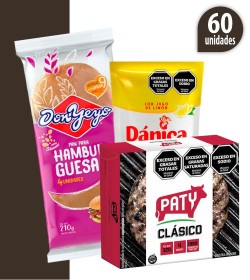 PATY X60 U + PANES DON YEYO + ADEREZOS A ELECCION