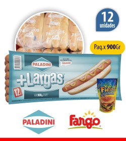 PANCHO LARGO PALADINI X 12U C/PAN FARGO + 1 ADEREZO