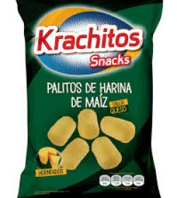 Palitos de harina de maíz  Krachitos x 400 Grs