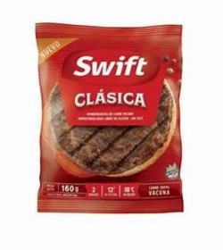 Hamburguesa Swift Doble Plus de 80 Grs x 2 u