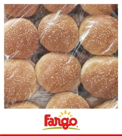 Pan de Hamburguesa Fargo con Sésamo x 30