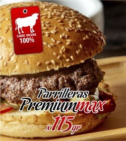 Hamburguesón 100% Carne PROMOFIESTA MAX 115gr X 20U + Fargo + 1 Mayonesa