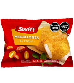 MEDALLON DE POLLO SWIFT X4 UN REBOZADOS