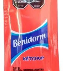 KETCHUP BENIDORM PORCIONADO X198 UNIDADES