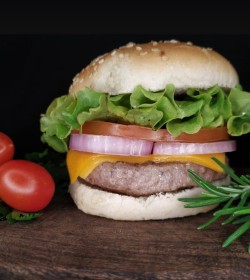 HAMBURGUESAS SWIFT TIPO CASERA 100% CARNE 120G. X 12 + PAN FARGO + ADEREZO