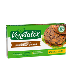 Hamburguesas Vegetalex Legumbres y quinoa x4u