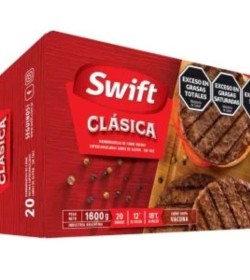 HAMBURGUESAS SWIFT CLASICAS X 20 UNIDADES