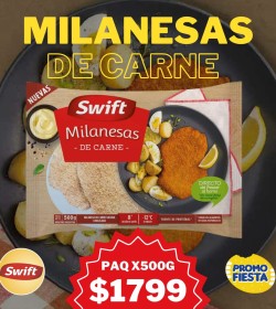 MILANESAS DE CARNE SWIFT!!!