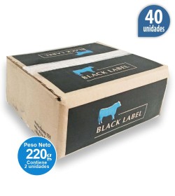 Hamburguesa Gigante x 110gr c/u Black Label - 100% Carne Vacuna x 40u