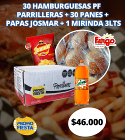 30 Promofiestas + Gaseosa