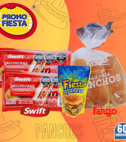 60 Panchos Swift + pan Fargo + 2 Aderezos
