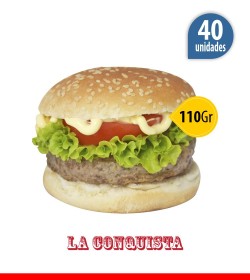 Hamburguesón La conquista de 110 Grs x 40 u