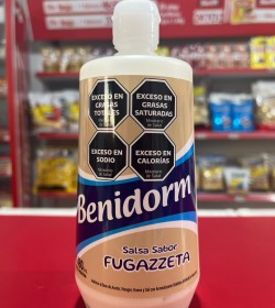 SALSA BENIDORM 500ML SABOR FUGAZZETA