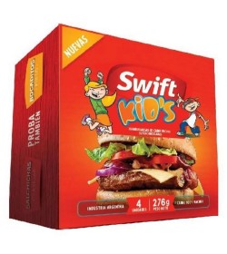 Hamburguesa Swift kids 69 Grs (caja x 4u)