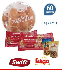 PANCHO CORTO SWIFT X 60 C/PAN FARGO + 2 ADEREZOS