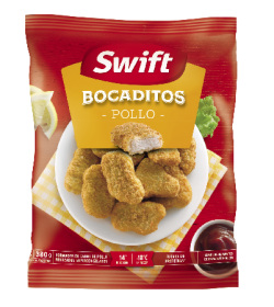 BOCADITOS  DE POLLO SWIFT DE 380Gr. 4 X 3 UNIDADES