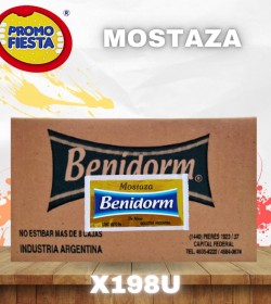 Mostaza Benidorm x 198 unidades