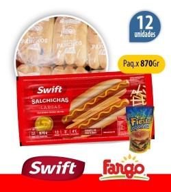 PANCHO LARGO SWIFT X 12U C/PAN FARGO + 1 ADEREZO
