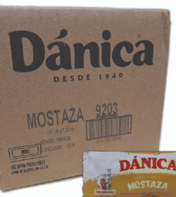 CAJA MOSTAZA INDIVIDUAL 192 X 8gr DANICA