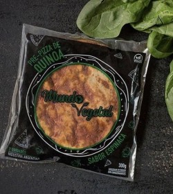 PrePizza quinoa 2 unidades sabor espinaca