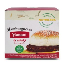 Hamburguesa de vegetales de  Yamani y Aduki  x 4 u 360gr Nutrileza