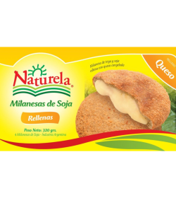 Milanesa de soja rellena Queso (4 unidades)