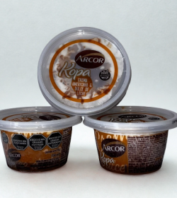 Helado Kopa Arcor Dulce de Leche y Americana 90g (sin tacc)