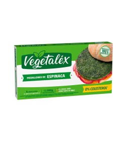Hamburguesas Vegetalex Espinaca x4u
